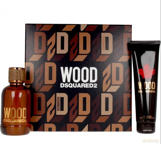 Dsquared2 Wood For Him - Woda toaletowa 100 ml + źel pod prysznic 150 ml