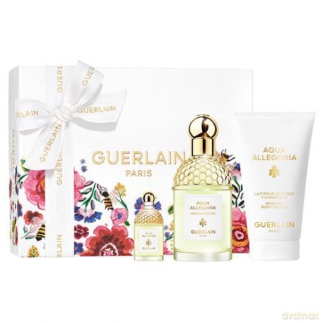 Guerlain Aqua Allegoria Nerolia Vetiver - Woda toaletowa 75 ml (plnitelná) + balsam 75 ml + Woda toaletowa 7,5 ml