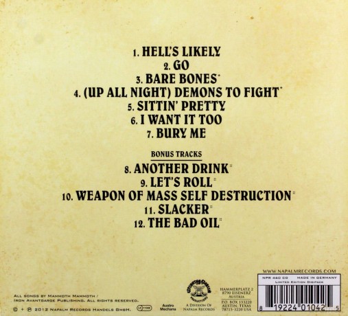 Mammoth Mammoth: Volume Iii Hell's Likely Limited Edition (digipack) [CD]