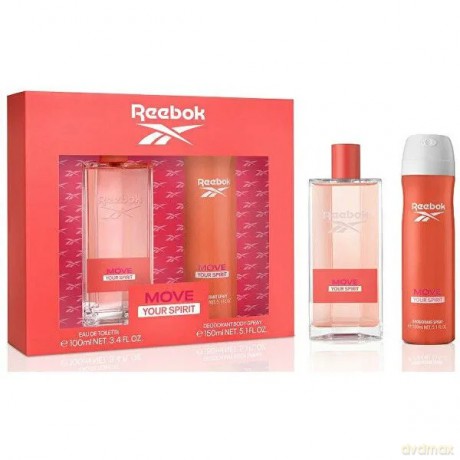 Reebok Move Your Spirit For Women - Woda toaletowa 100 ml + dezodorant w sprayu 150 ml