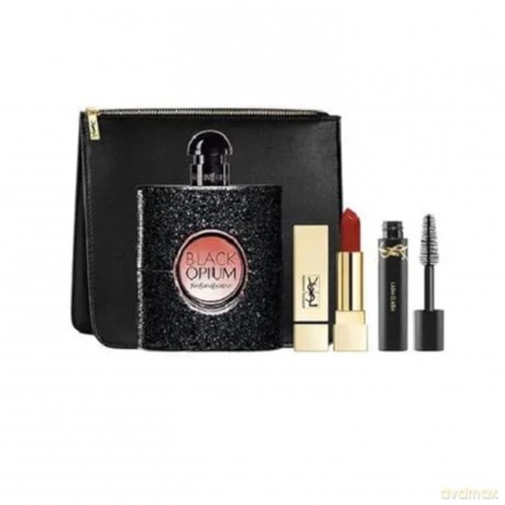 Yves Saint Laurent Black Opium - Woda perfumowana 90 ml + rtěnka 1,3 g + řasenka 2 ml + taštička