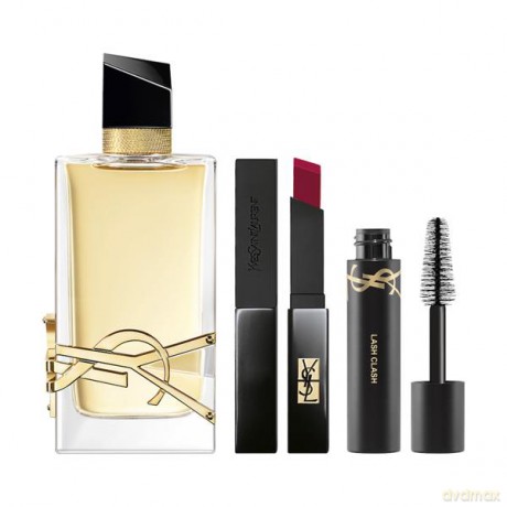 Yves Saint Laurent Libre - Woda perfumowana 90 ml + pomadka w odcieniu 308 (2 g) + tusz do rzęs (2 ml)