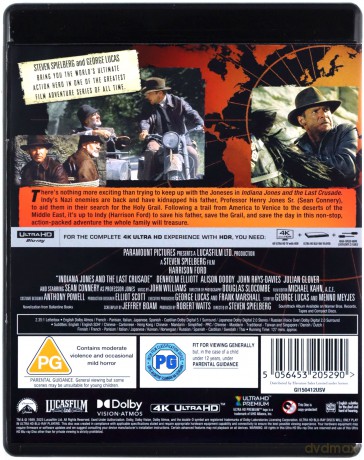 Indiana Jones And The Last Crusade (Indiana Jones i Ostatnia Krucjata) [Blu-Ray 4K]+[Blu-Ray]