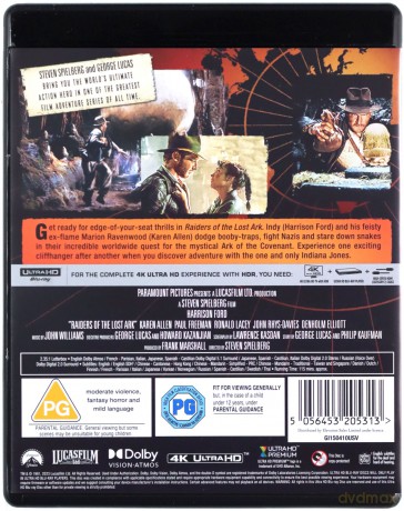 Raiders of the Lost Ark (Poszukiwacze zaginionej Arki) [Blu-Ray 4K]+[Blu-Ray]