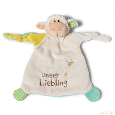My First NICI Przytulanka pocieszyciel owieczka "unser Liebling" 25x25 cm