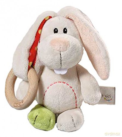 My First NICI chwytak z drewnianym gryzakiem królik Tilli 15 cm