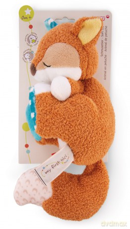 NICI Miękka zabawka śpiący lisek 23 cm 