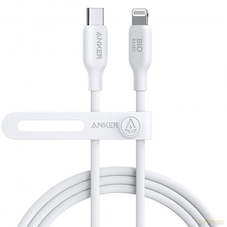 Anker kabel 541 Eco-friendly USB-C - Lighting 0.9m biały