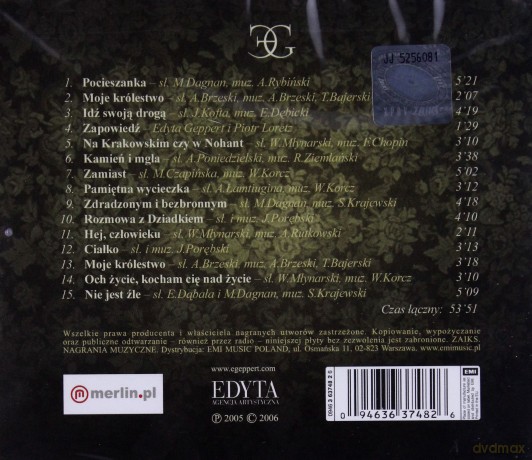 Edyta Geppert & Krzysztof Herdzin: Moje Królestwo [CD]