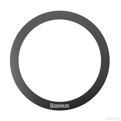 Baseus zestaw naklejek HALO do uchwytu magnetycznego okrągłe czarne blaszki 2szt