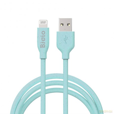 Bioio kabel USB - Lightning 1,0 m 2,4A niebieski