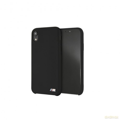 BMW nakładka do iPhone XR BMHCI61MSILBK czarna hardcase Silicone M Collection