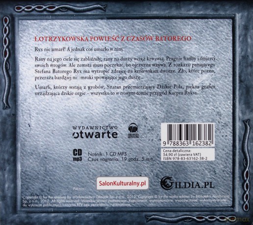Kacper Ryx i Tyran Nienawistny  - Wollny Mariusz (digipack) [AUDIOBOOK] [CD]