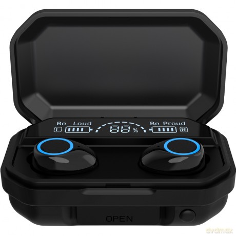 Devia słuchawki Bluetooth TWS Joy A12 czarne