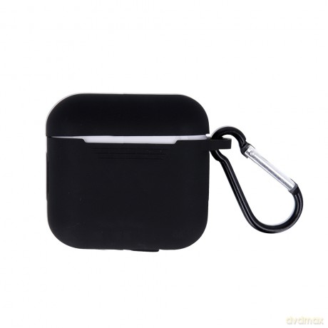 Etui do Airpods Pro czarne z haczykiem [ETUI]