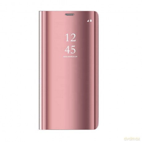 Etui Smart Clear View do Realme C31 różowe [ETUI]