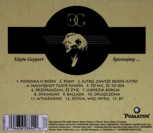 Edyta Geppert: Śpiewajmy [CD]