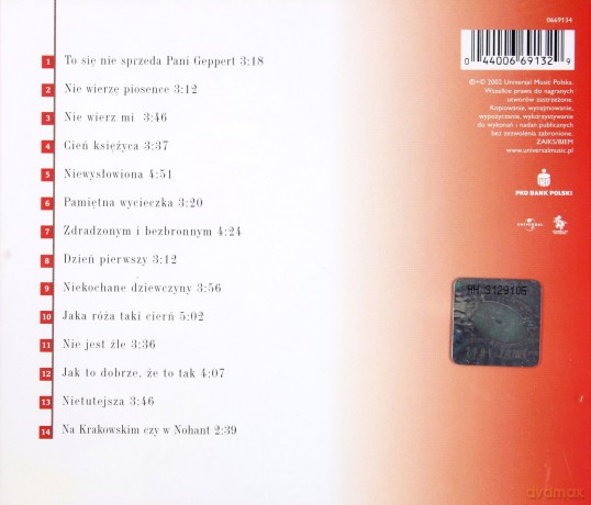 Edyta Geppert: Wierzę piosence [CD]
