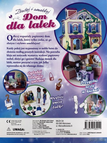 Dom dla lalek. Zbuduj i umebluj -  [KSIĄŻKA]