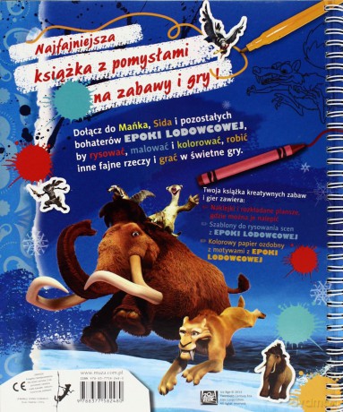 Epoka lodowcowa. Kreatywne zabawy i gry [KSIĄŻKA]