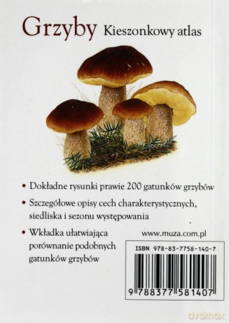 Grzyby. Kieszonkowy atlas - praca zbiorowa [KSIĄŻKA]