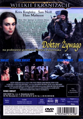 Doktor Żywago (2002) [DVD]
