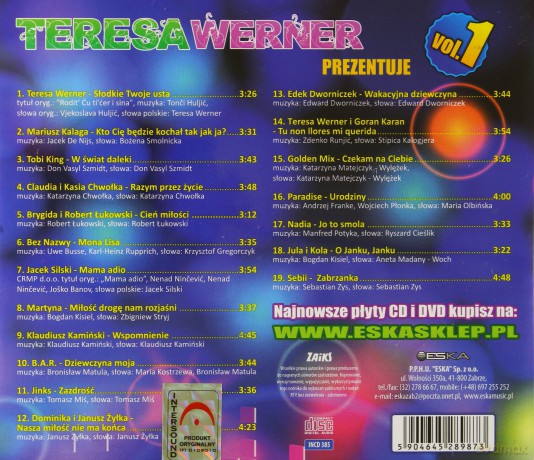 Teresa Werner prezentuje Vol. 1 [CD]