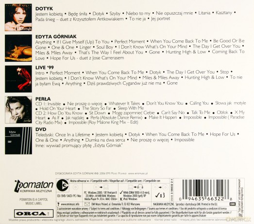Edyta Górniak: Dyskografia [BOX] [5CD]+[DVD]