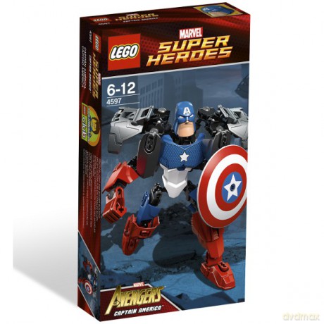 LEGO 44 Super Heroes - Ultrabuild Captain America 4597 [KLOCKI]
