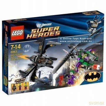LEGO 278 Super Heroes - Batman Batwing Battle Over 6863 [KLOCKI]