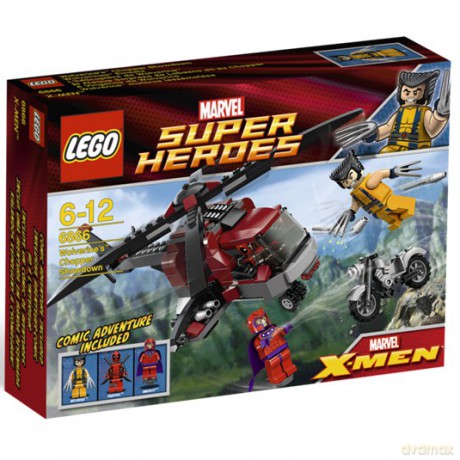 LEGO 201 Super Heroes - Xman Wolverines Chopper Showdo 6866 [KLOCKI]