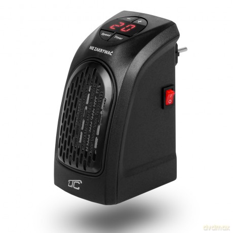 Grzejnik czarny 400W/230V- termowentylator LTC z grzałką ceramiczną