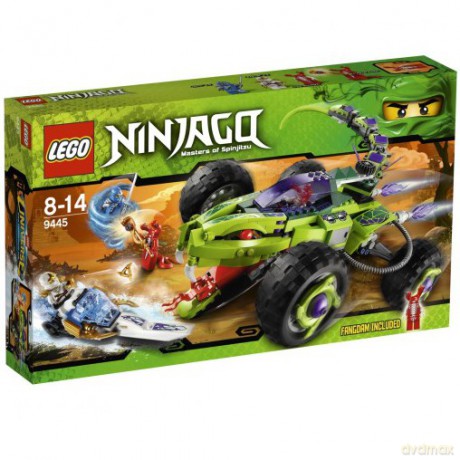 LEGO 452 Ninjago - Zasadzka Samochodowa Ogniokła 9445 [KLOCKI]