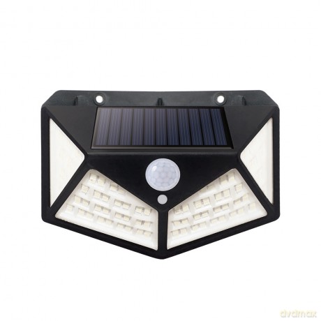 Lampa solarna LED SUNARI FLS-65 100*SMD PIR 6W 480lm 6000K 1200mAh Li-Ion Forever Light