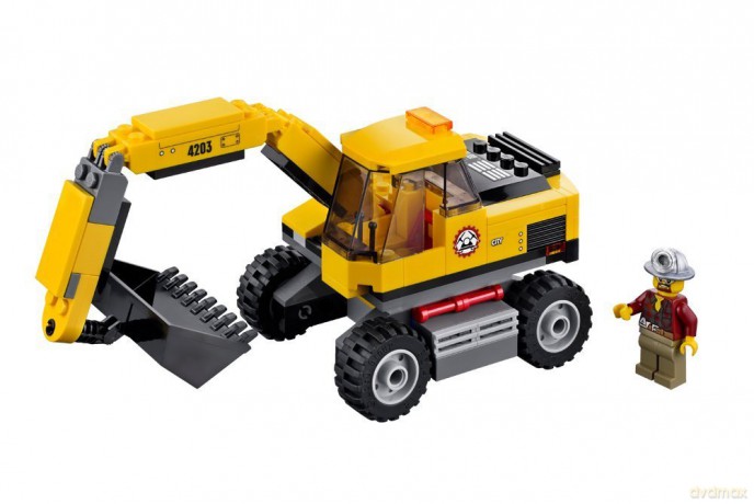 LEGO CITY - Koparka z transporterem 4203 [KLOCKI]