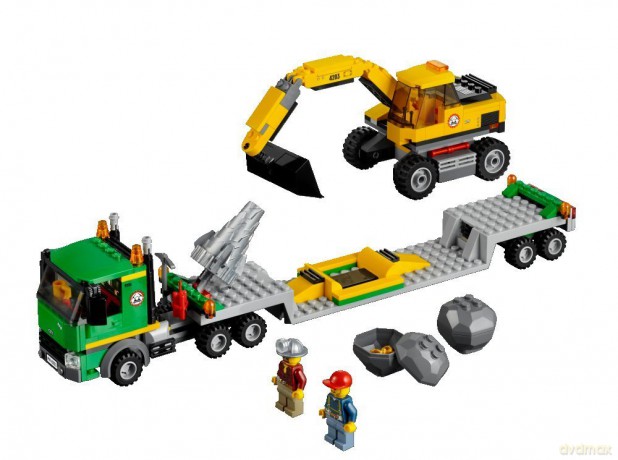 LEGO CITY - Koparka z transporterem 4203 [KLOCKI]