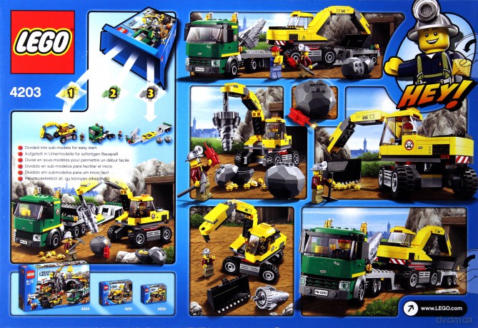 Lego City Koparka Z Transporterem 4203 Klocki Dvdmaxpl