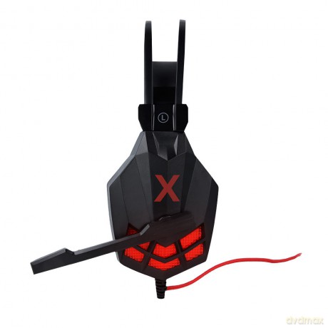 Maxlife Gaming słuchawki przewodowe MXGH-200 nauszne jack 3,5mm czarne