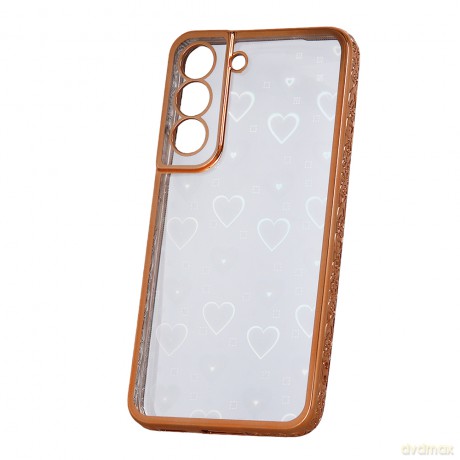 Nakładka Blink 2in1 do Samsung Galaxy S22 złota [ETUI]