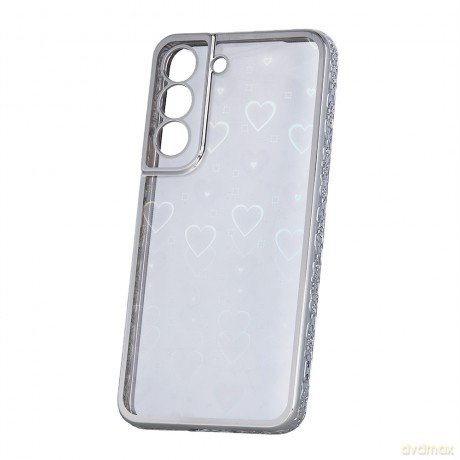 Nakładka Blink 2in1 do Samsung Galaxy S22 srebrna [ETUI]