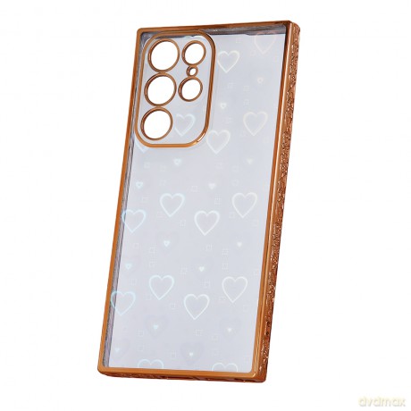 Nakładka Blink 2in1 do Samsung Galaxy S22 Ultra złota [ETUI]