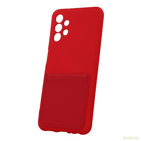 Nakładka Card Cover do Samsung Galaxy A13 4G czerwony [ETUI]