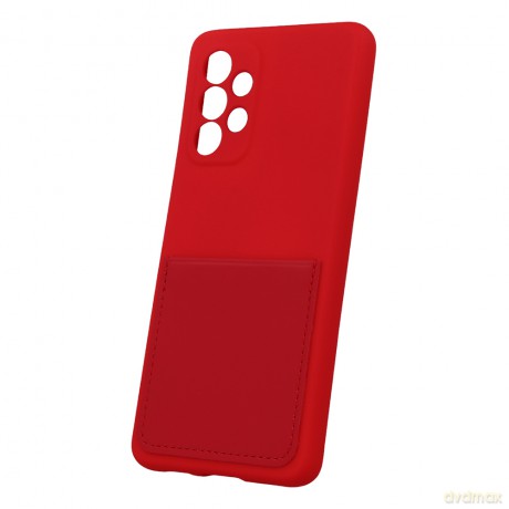 Nakładka Card Cover do Samsung Galaxy A53 5G czerwony [ETUI]