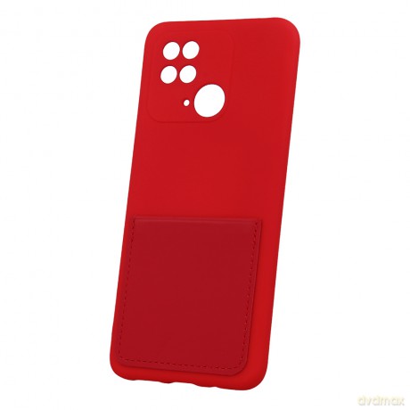 Nakładka Card Cover do Xiaomi Redmi 10c 4G czerwony [ETUI]