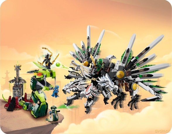 LEGO Ninjago - Epicka walka smoków (9450) [KLOCKI]