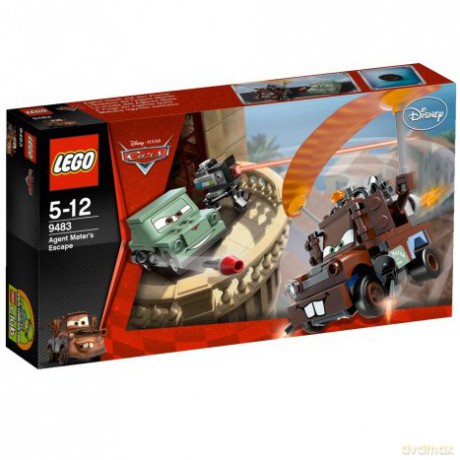 LEGO Auta - Ucieczka agenta złomka ((Disney)) 9483 [KLOCKI]