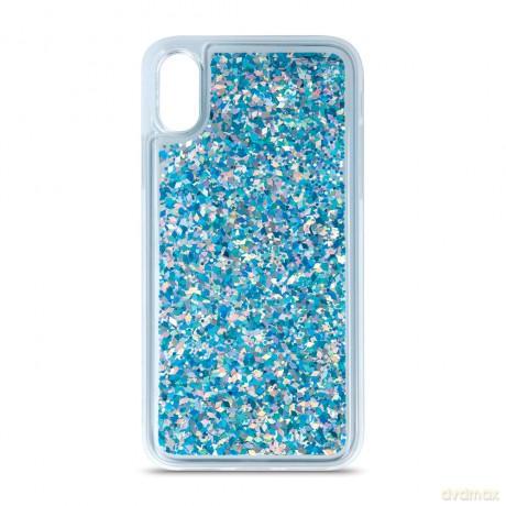 Nakładka Liquid Sparkle TPU do Samsung Galaxy A22 5G niebieska [ETUI]
