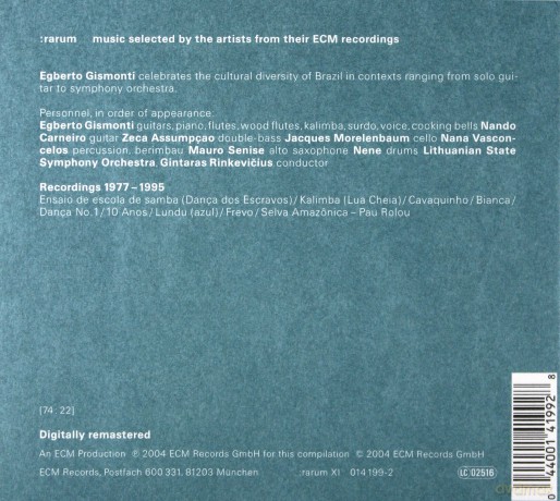 Egberto Gismonti: Rarum Selected Recordings [CD]