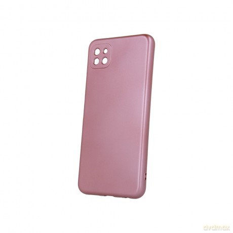 Nakładka Metallic do Samsung Galaxy A22 5G różowa [ETUI]