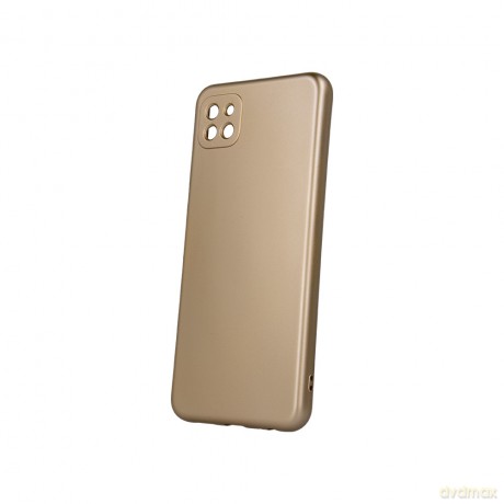 Nakładka Metallic do Samsung Galaxy A22 5G złota [ETUI]